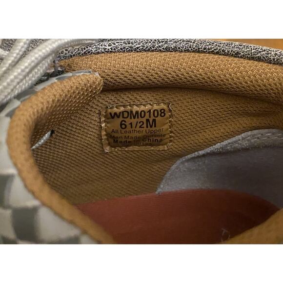 Twisted X Men's 6.5 Casual Gray Leather Basket Weave Driving Mocs MDM0073 - Picture 5 of 8